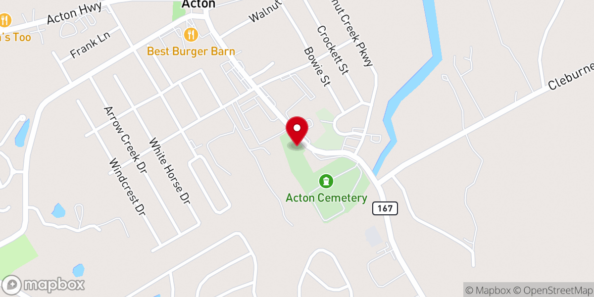 Map showing location of Good Shepherd Historic Church