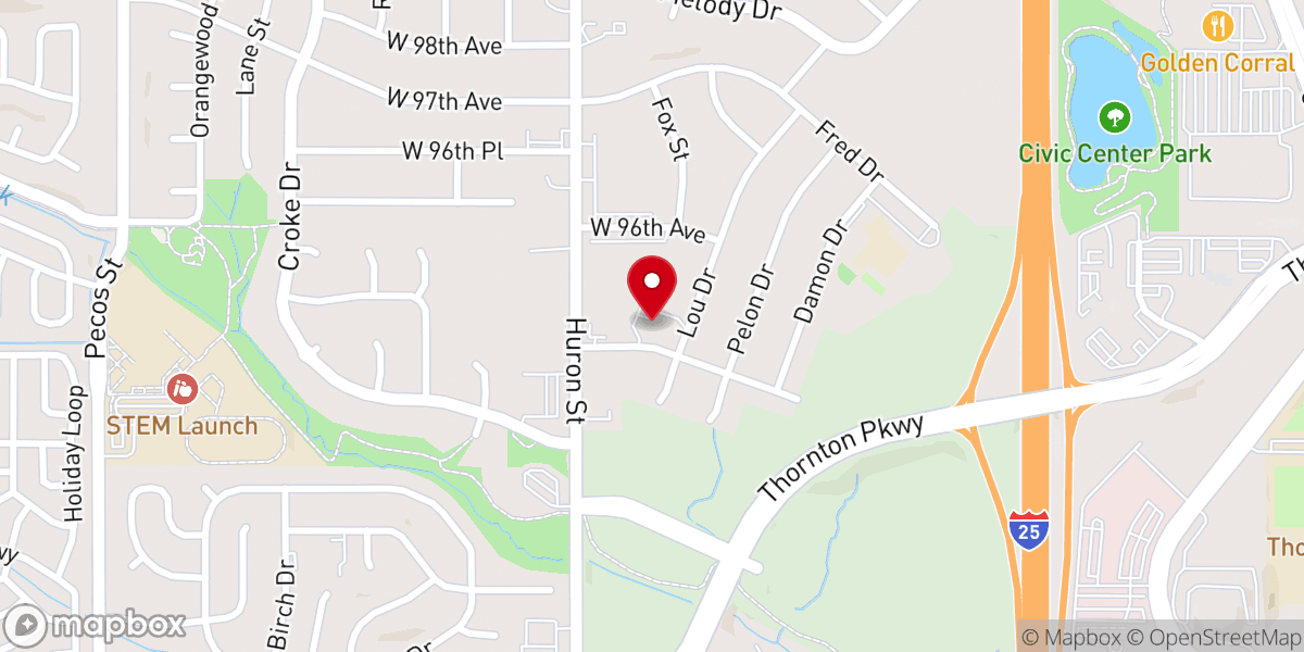Map showing location of Community of Christ - North Valley