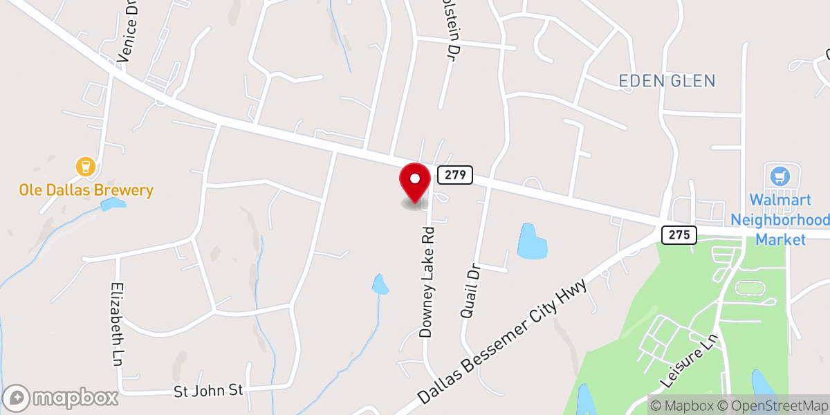 Map showing location of Maranatha Baptist Church