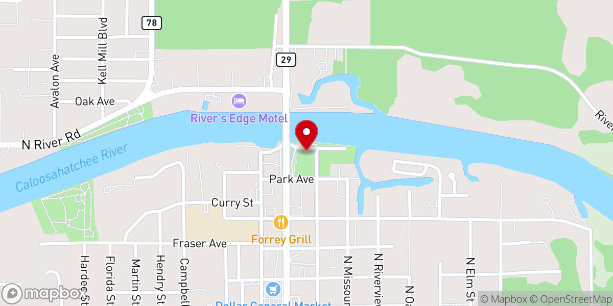 Map showing location of Barron Park