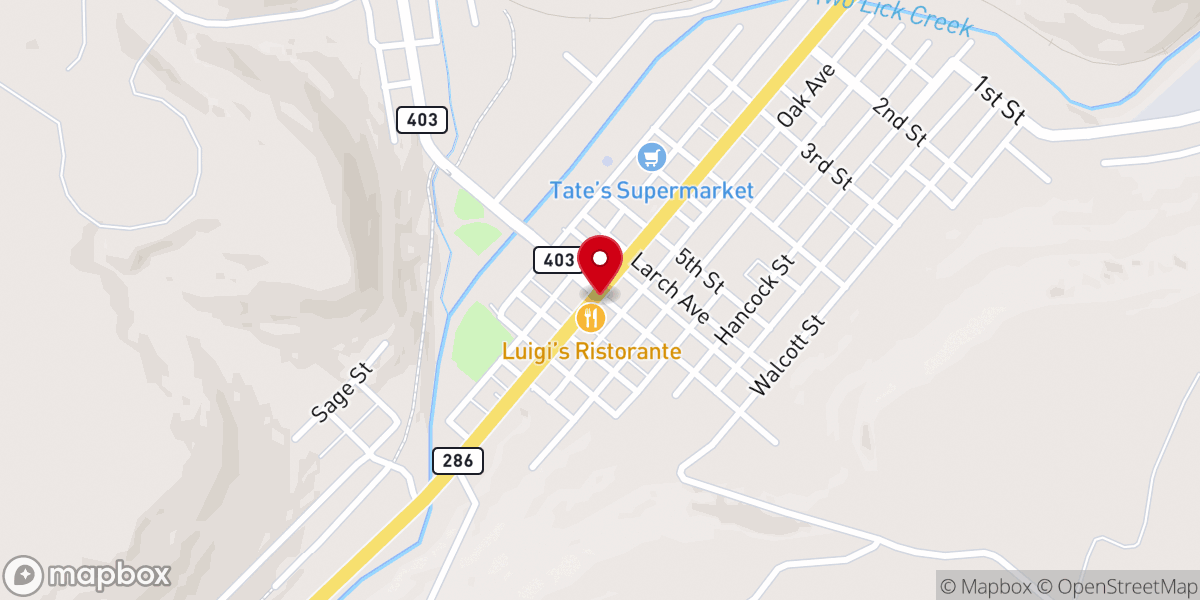 Map showing location of Coyle N L