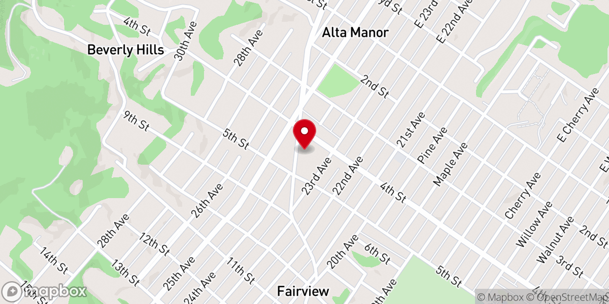 Map showing location of St. Thérèse Of The Child Jesus