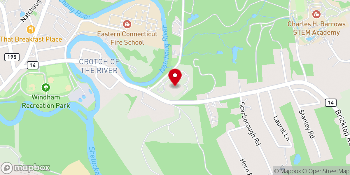 Map showing location of St. Joseph Living Center