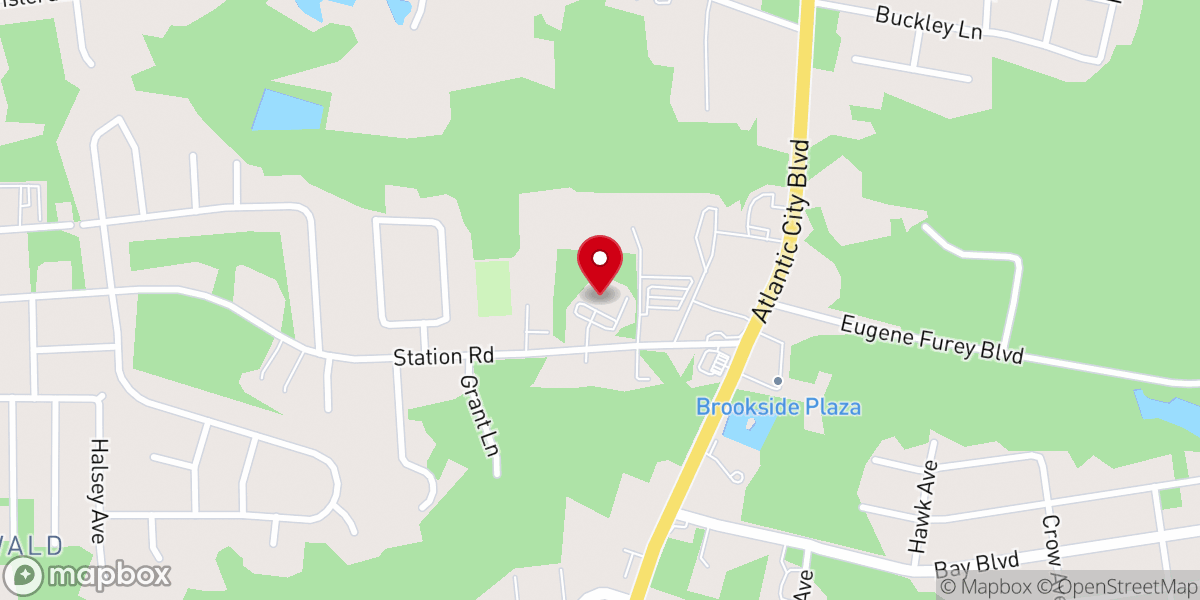 Map showing location of Morning Star Presbyterian Church