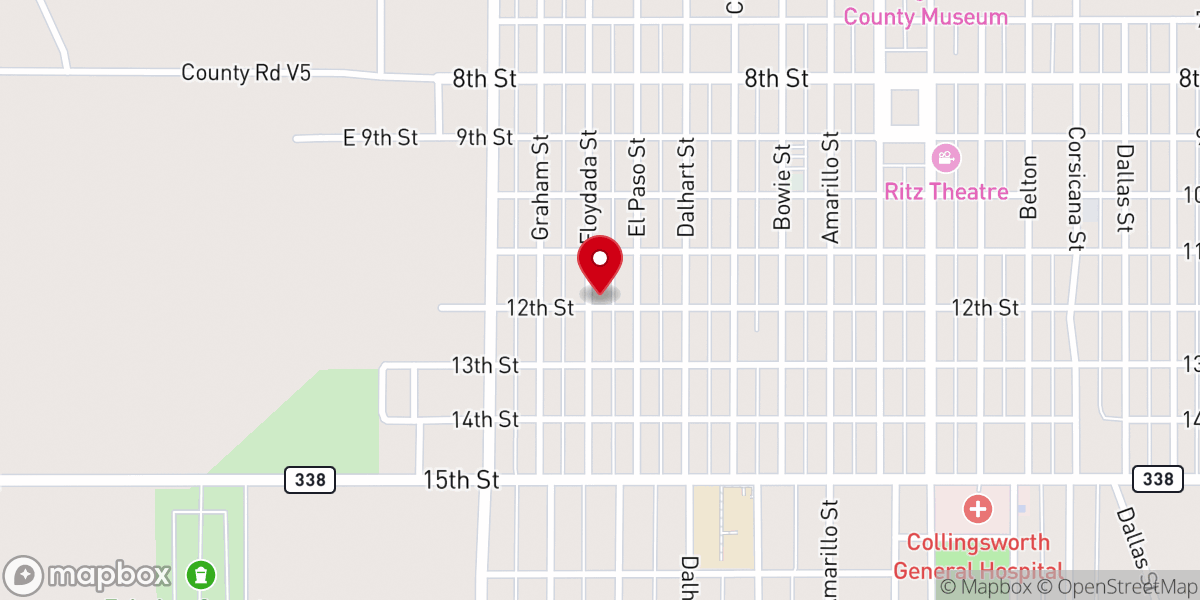 Map showing location of Our Mother of Mercy Catholic Church
