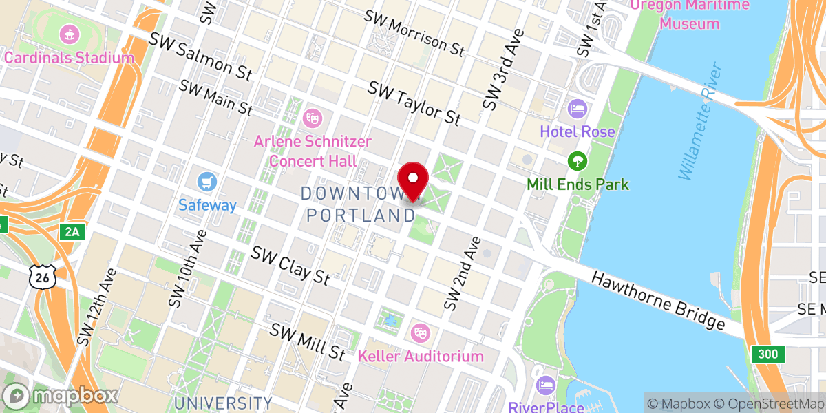 Map showing location of Sanctuary for Sacred Arts