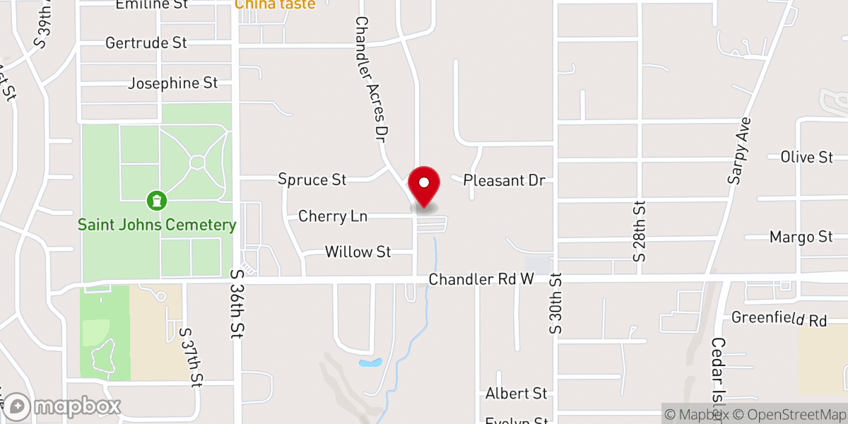 Map showing location of Venture Church