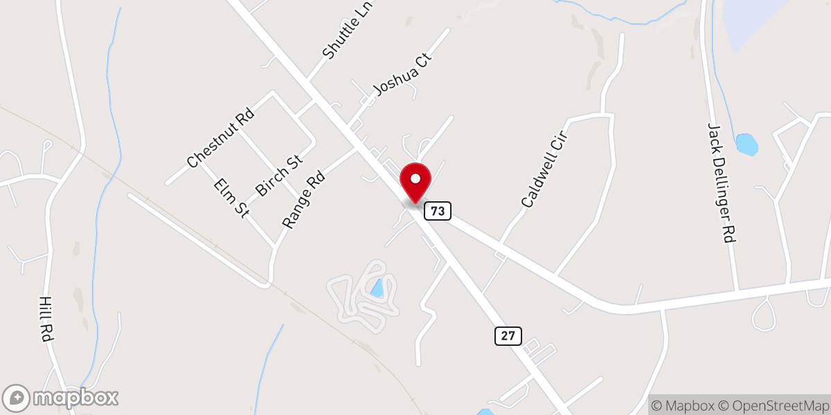 Map showing location of Eastwind United Pentecostal Church