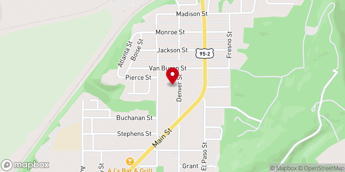 Map showing location of St. Mary's Episcopal Church