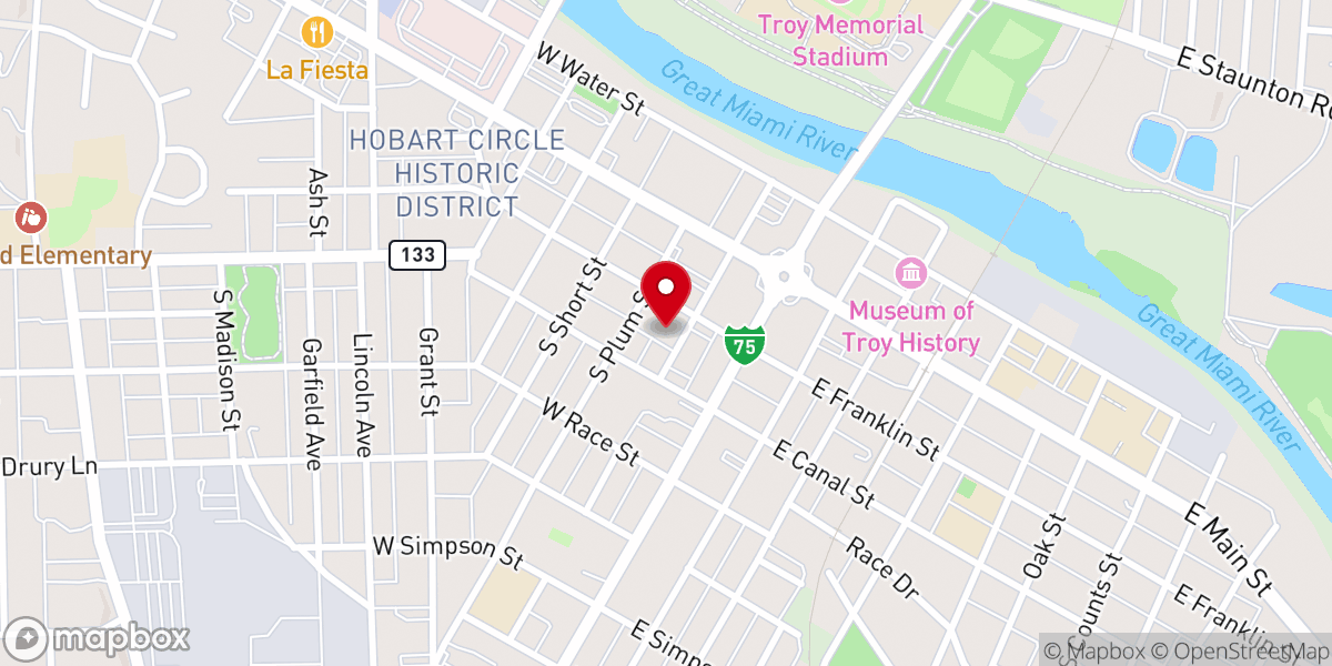 Map showing location of First Kids Christian Cooperative Preschool