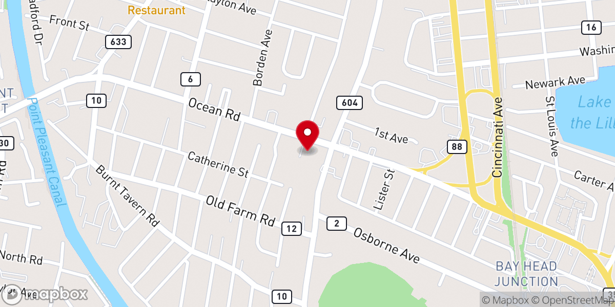 Map showing location of Good Shepherd Lutheran Church