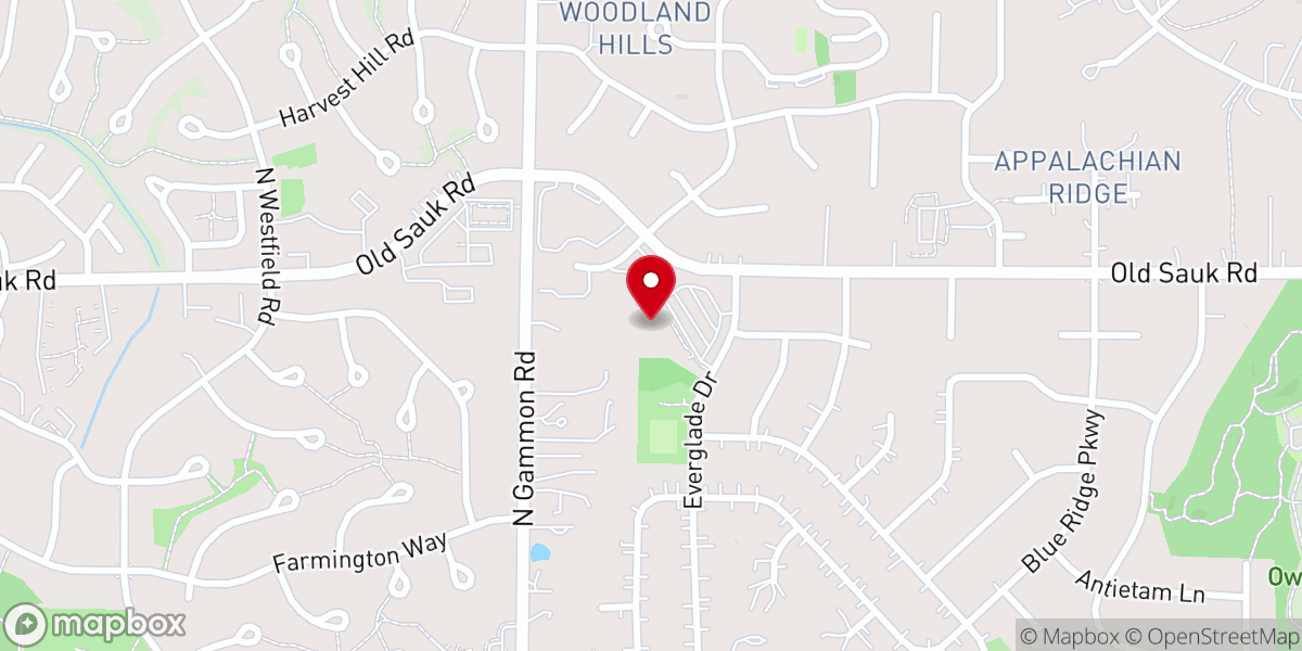 Map showing location of St Thomas Aquinas Church