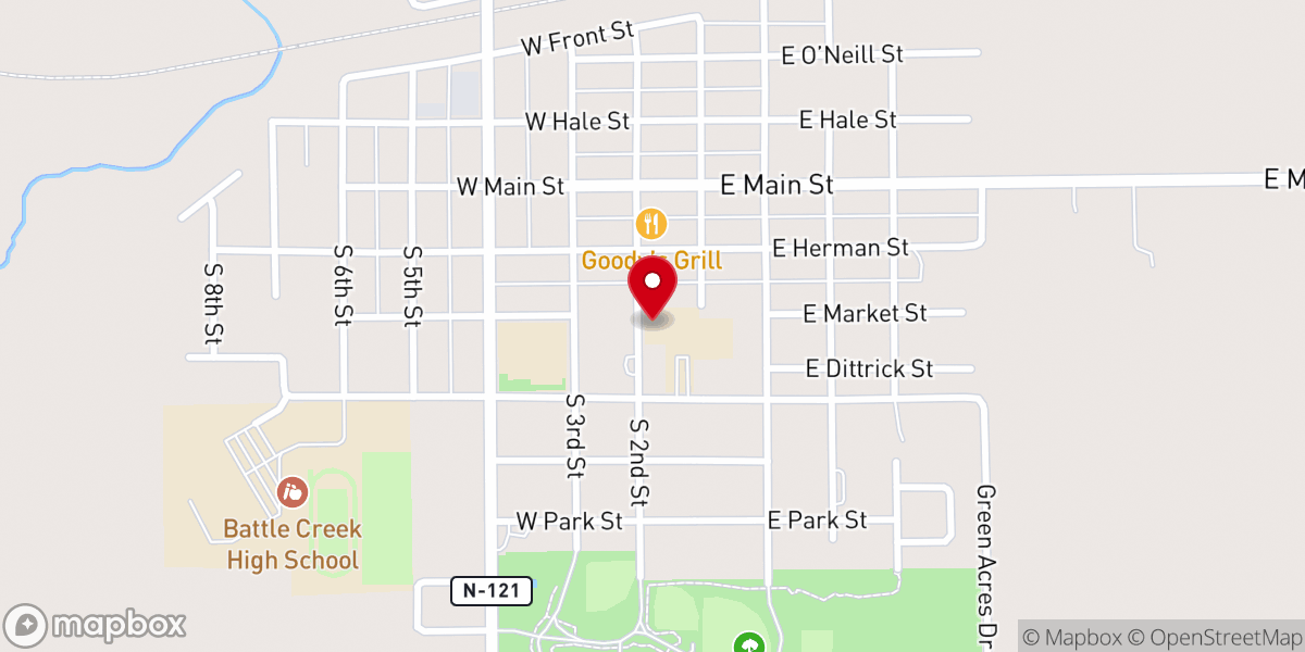 Map showing location of In His Arms Community Child