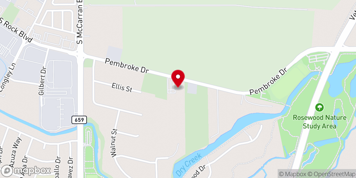 Map showing location of Lighthouse Baptist Church