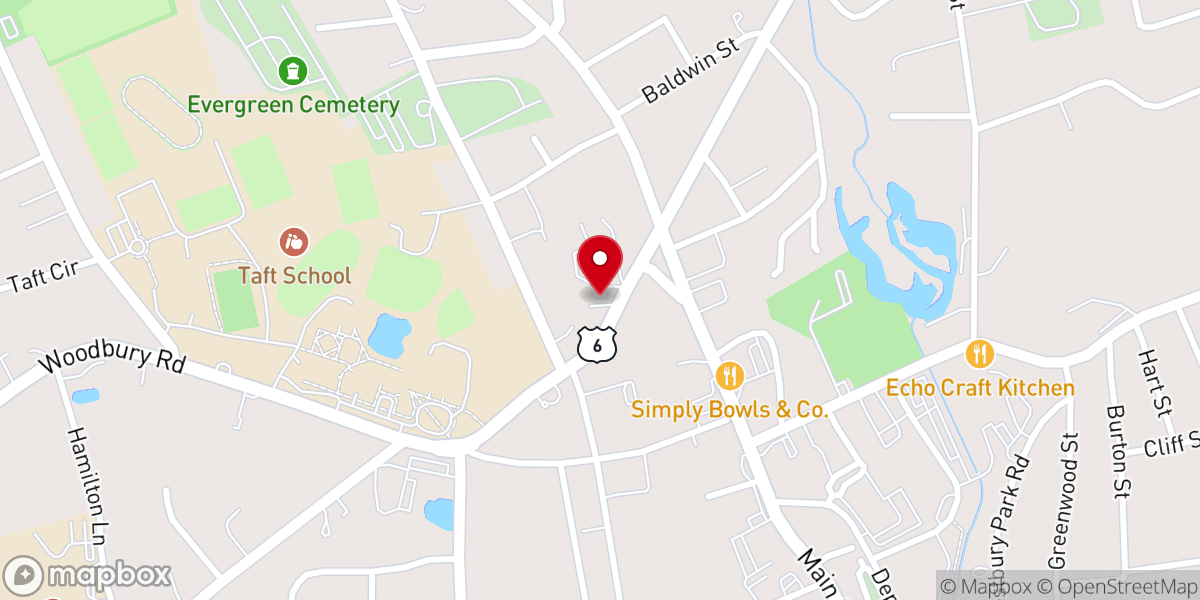 Map showing location of Walker Hall