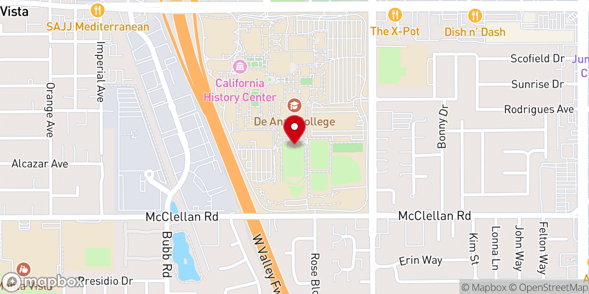 Map showing location of Grace Bible Fellowship of Silicon Valley