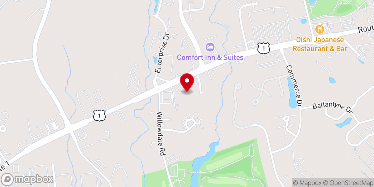Map showing location of St. Nicholas' Episcopal Church