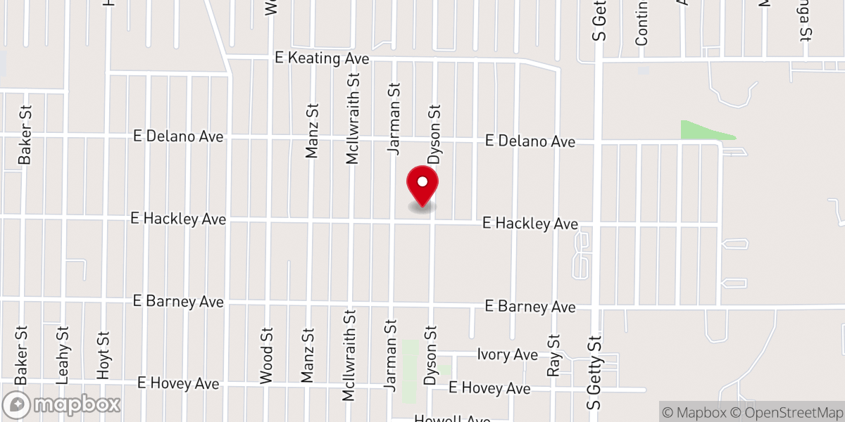 Map showing location of Phillip Chapel
