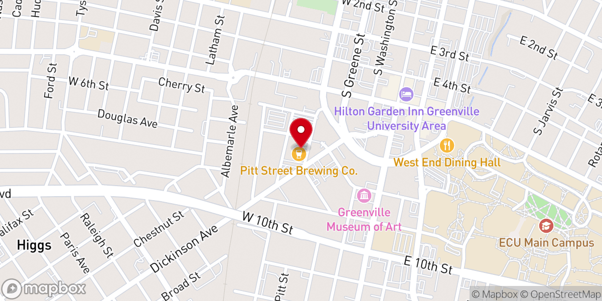 Map showing location of Trinity Church Greenville
