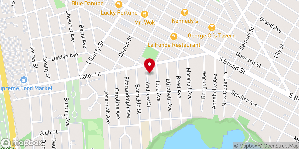 Map showing location of Jesus Dispile Ministy