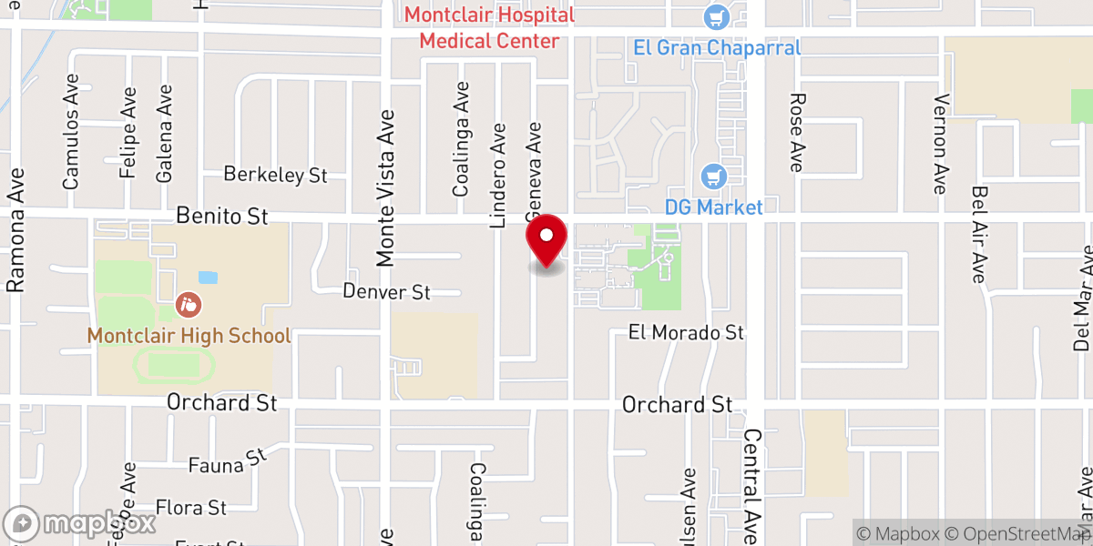 Map showing location of Arbol de Vida Iglesia Metodista Unida