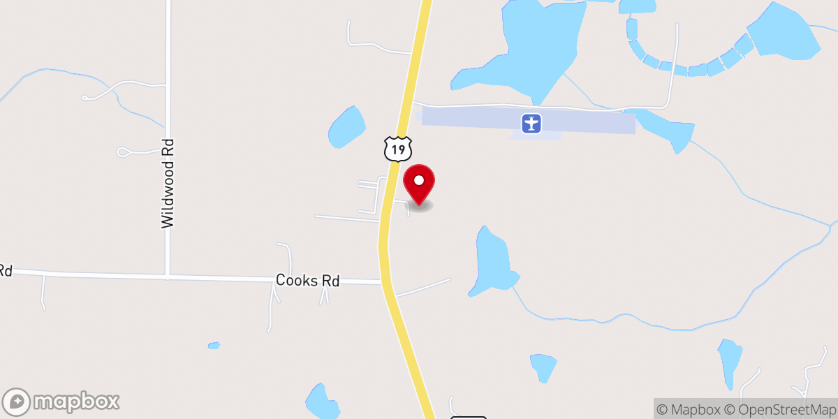 Map showing location of Pike County Assembly of God