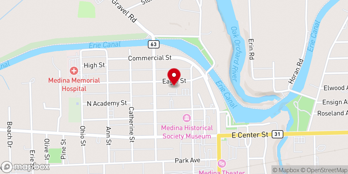 Map showing location of St Marys Roman Catholic Church