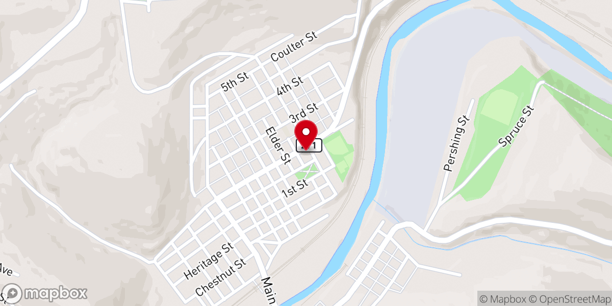 Map showing location of Conemaugh Grace Bretheran Church