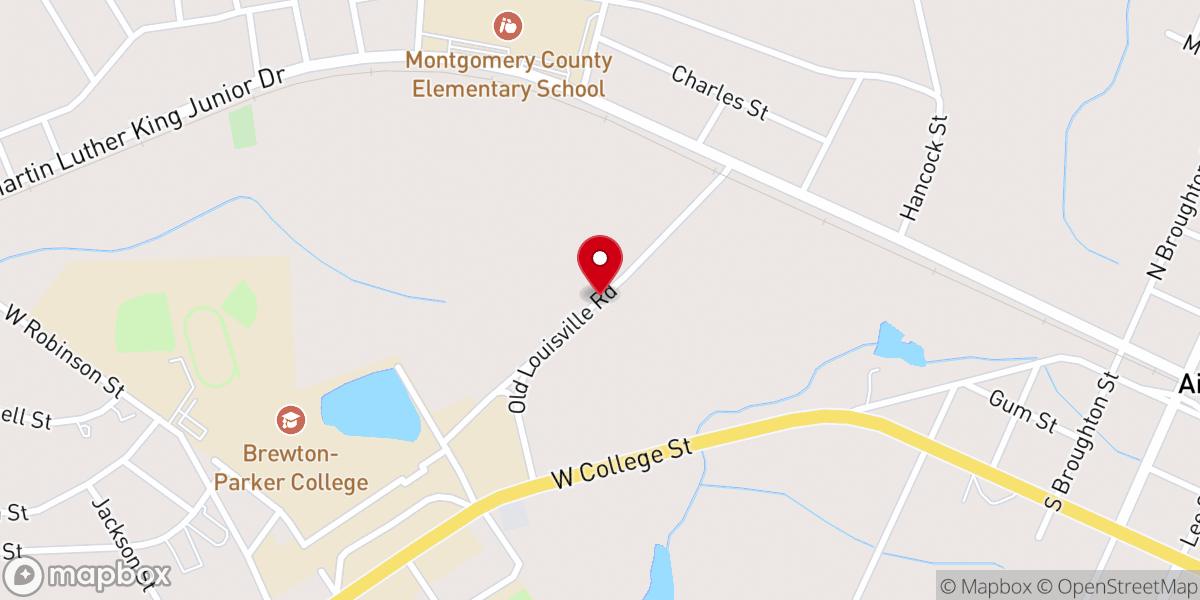 Map showing location of New Mt Ararat Holiness Church