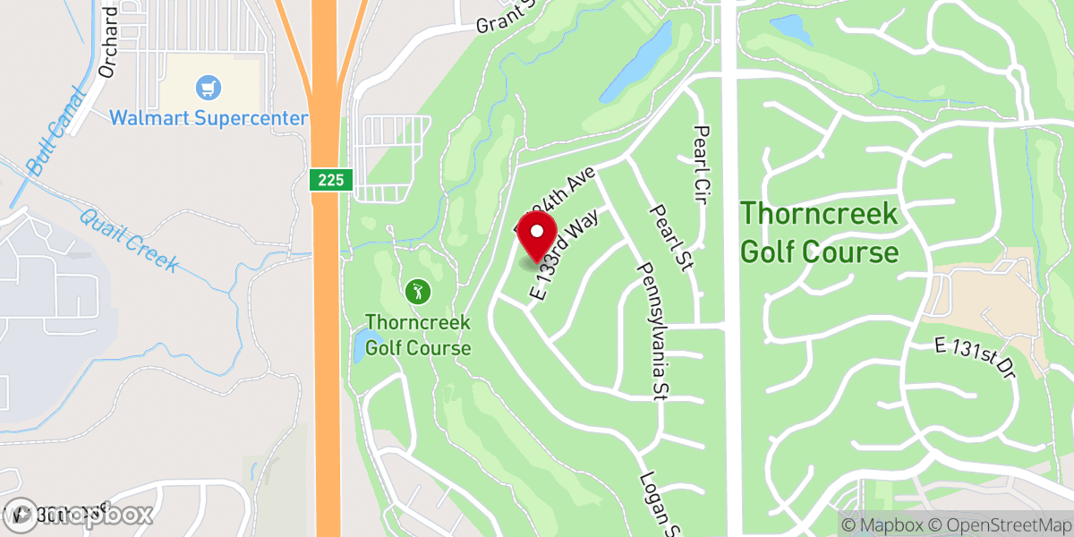 Map showing location of Church on the Rock