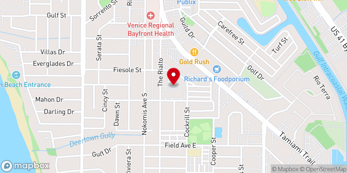 Map showing location of Revival Slavic Baptist Church
