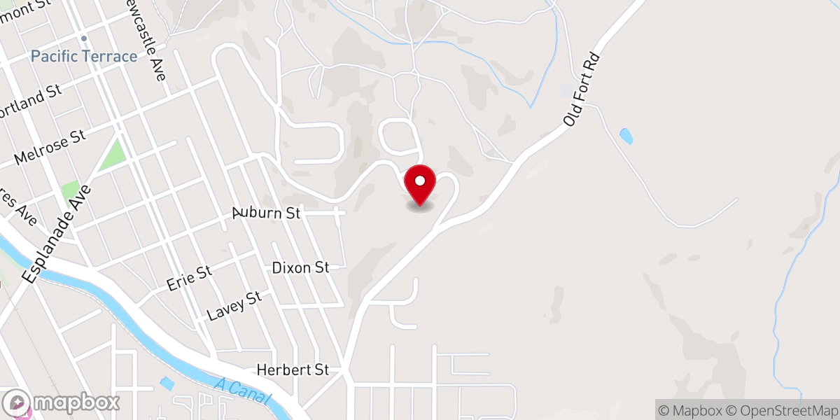 Map showing location of United Pentecostal Church
