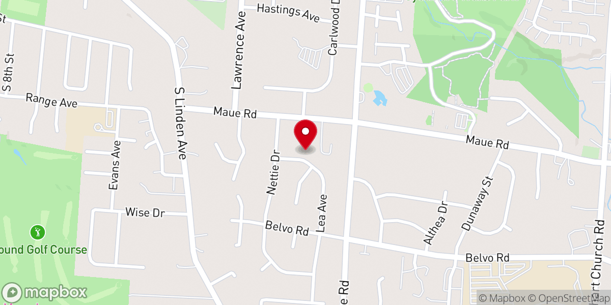 Map showing location of Holy Manna Ministries Inc