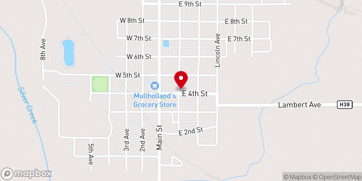 Map showing location of Art Church Iowa