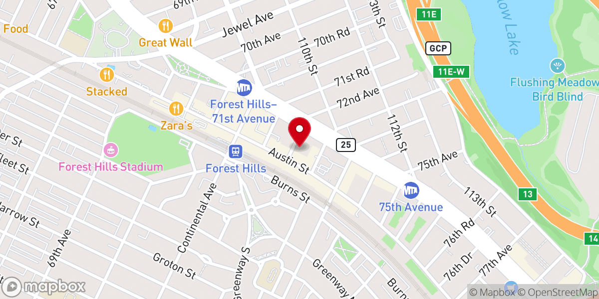 Map showing location of Body & Brain Yoga Tai Chi