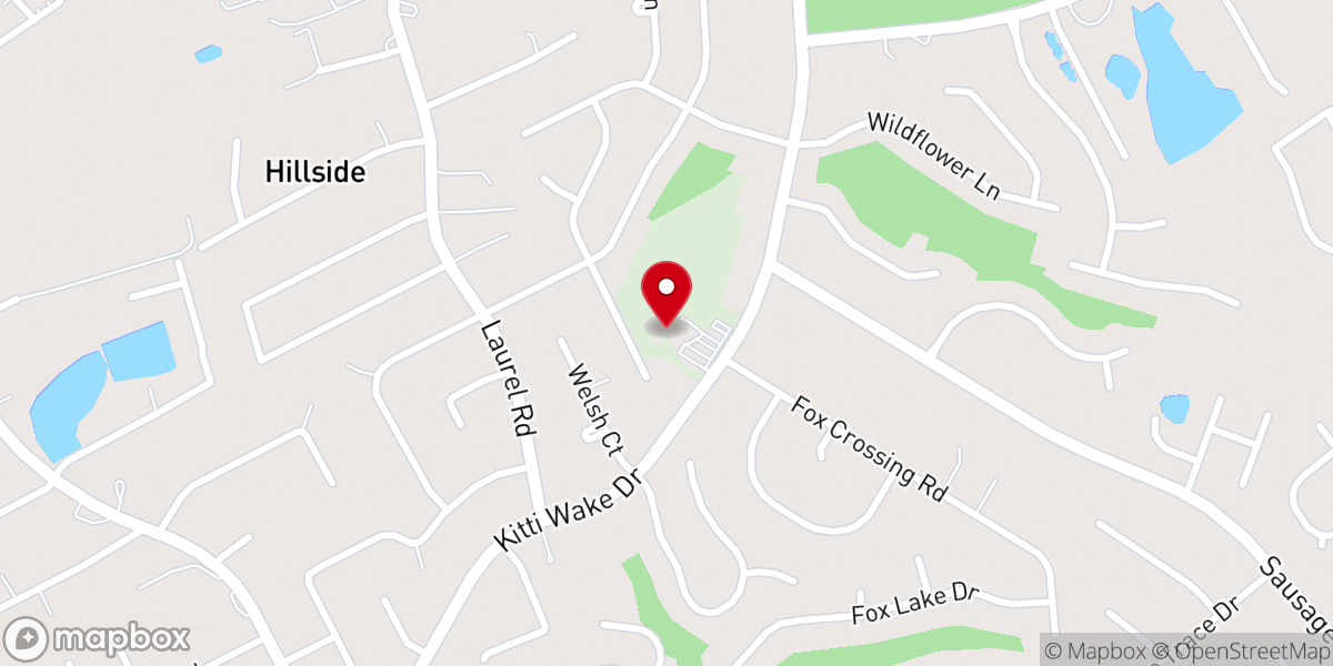 Map showing location of Kitti Wake Baptist Church