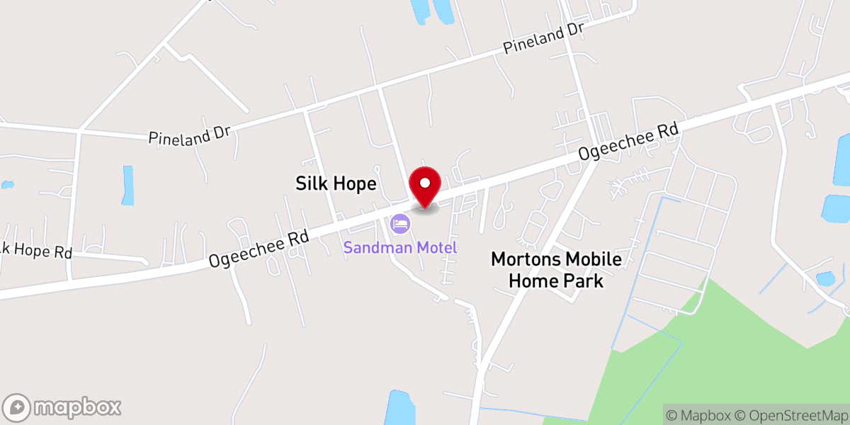 Map showing location of Elohim Christian Fellowship Inc
