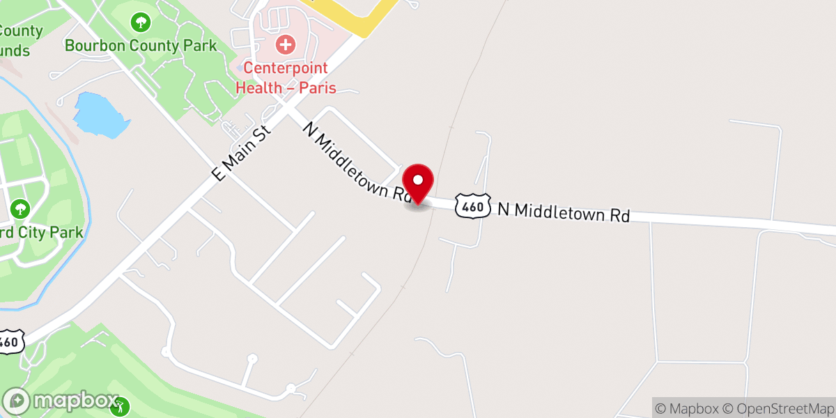 Map showing location of One Way Youth Ministries