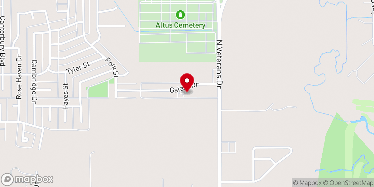 Map showing location of True Life Church