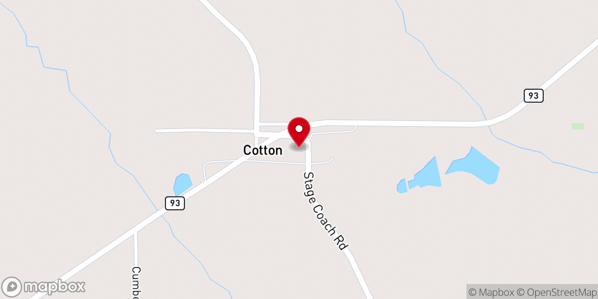 Map showing location of Burns Memorial United Methodist Church