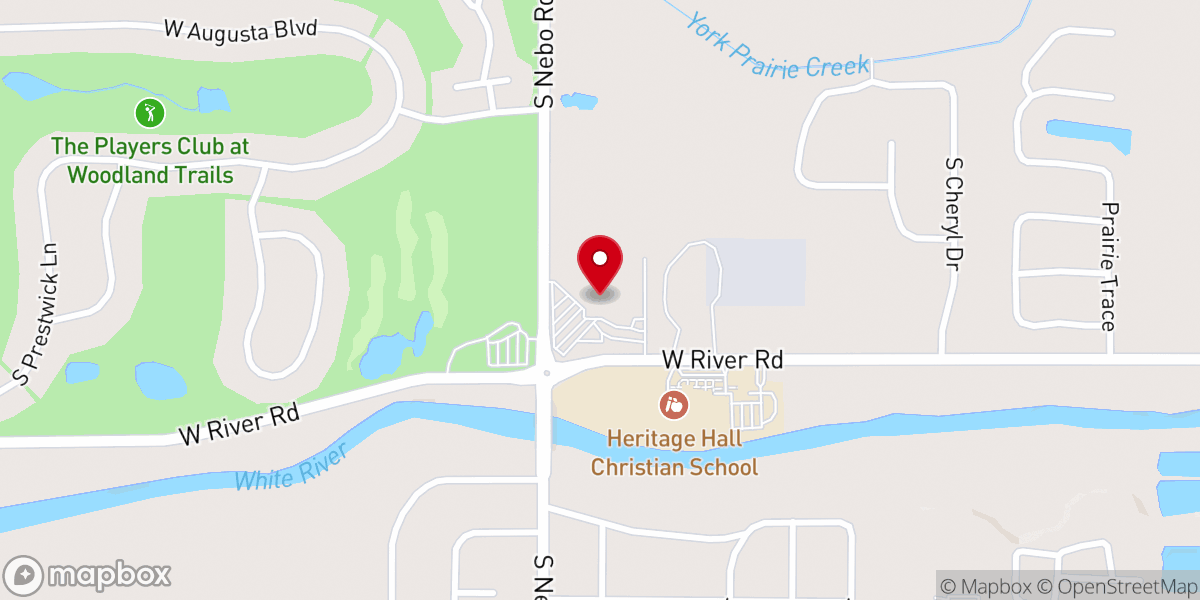 Map showing location of Greater Grace Church