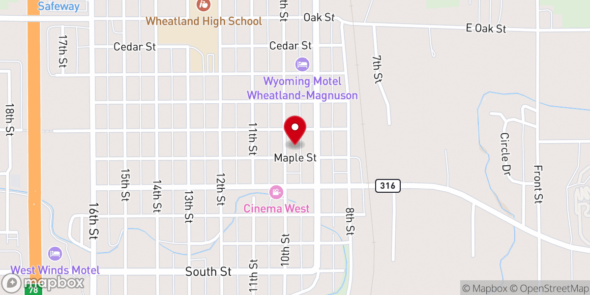 Map showing location of Impact Ministries, Inc