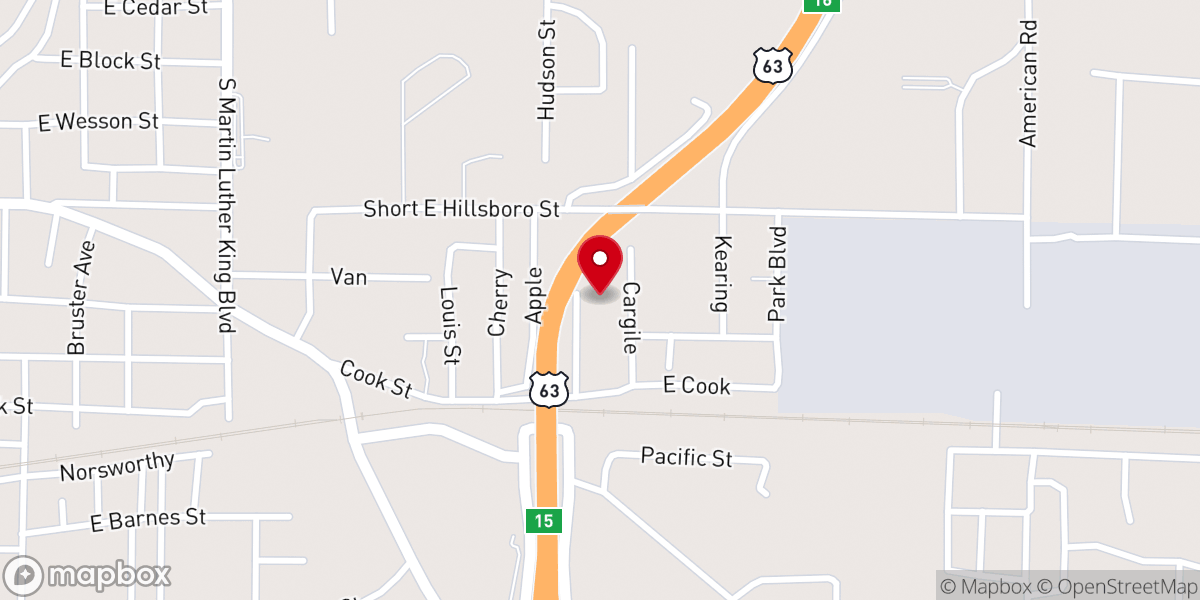 Map showing location of Sunlight Church of God in Christ