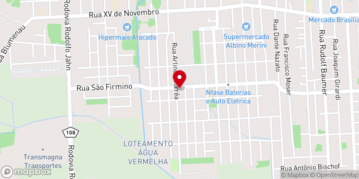 Map showing location of IPNPC Igreja Pentecostal Nações Para Cristo