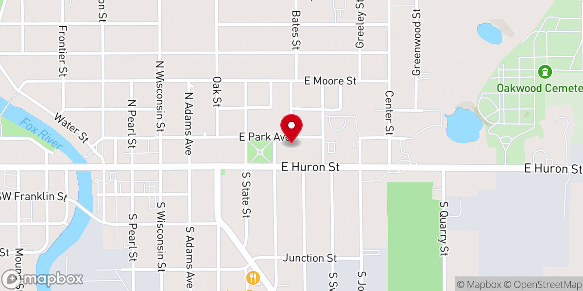 Map showing location of Schultz Ronald L