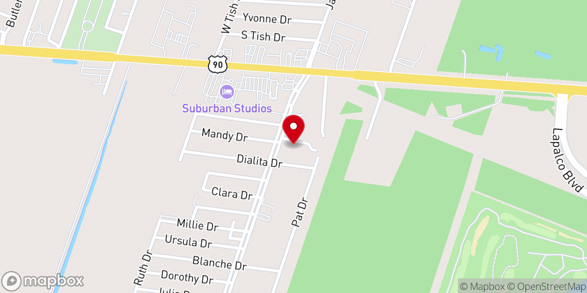 Map showing location of Iglesia pentecostes juego Ardiente