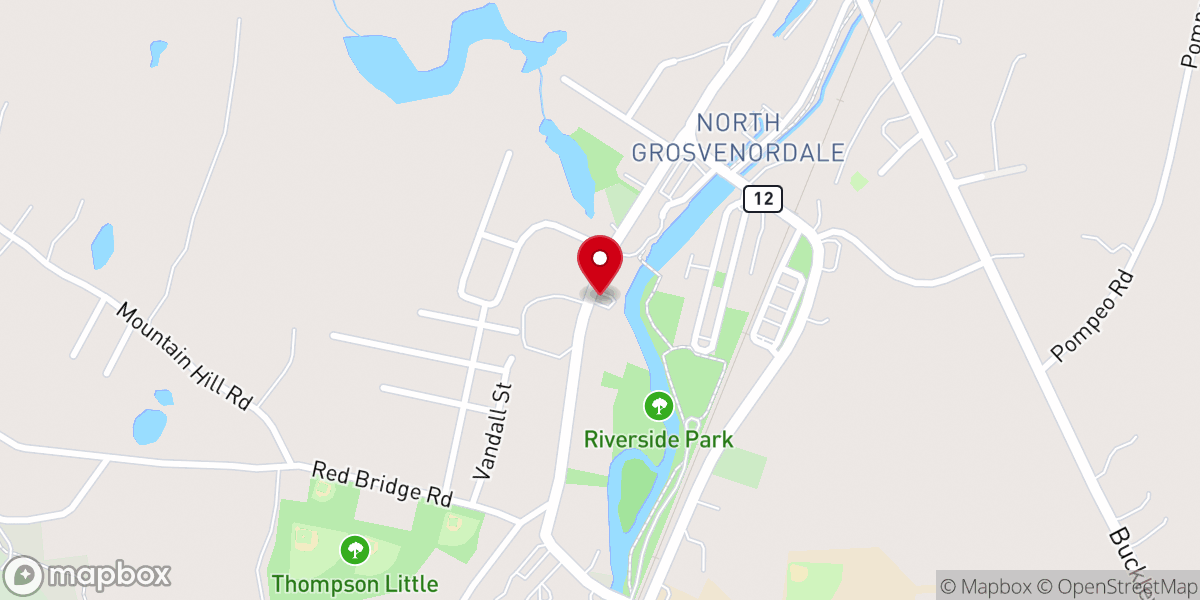 Map showing location of Emanuel Lutheran Church