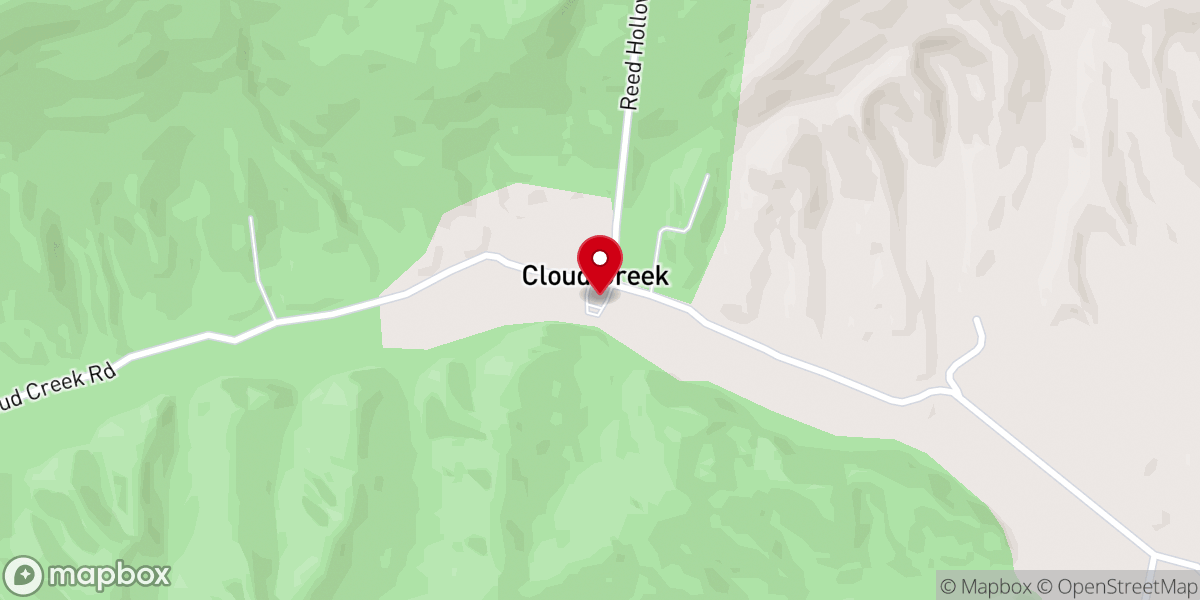 Map showing location of Pleasant Hill Baptist Church