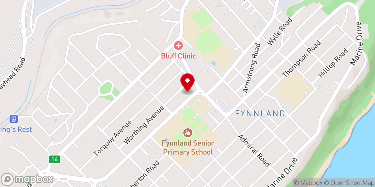 Map showing location of Durban Christian Centre Bluff