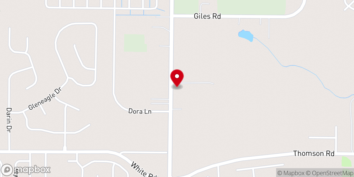 Map showing location of Southside Church - Byron Campus